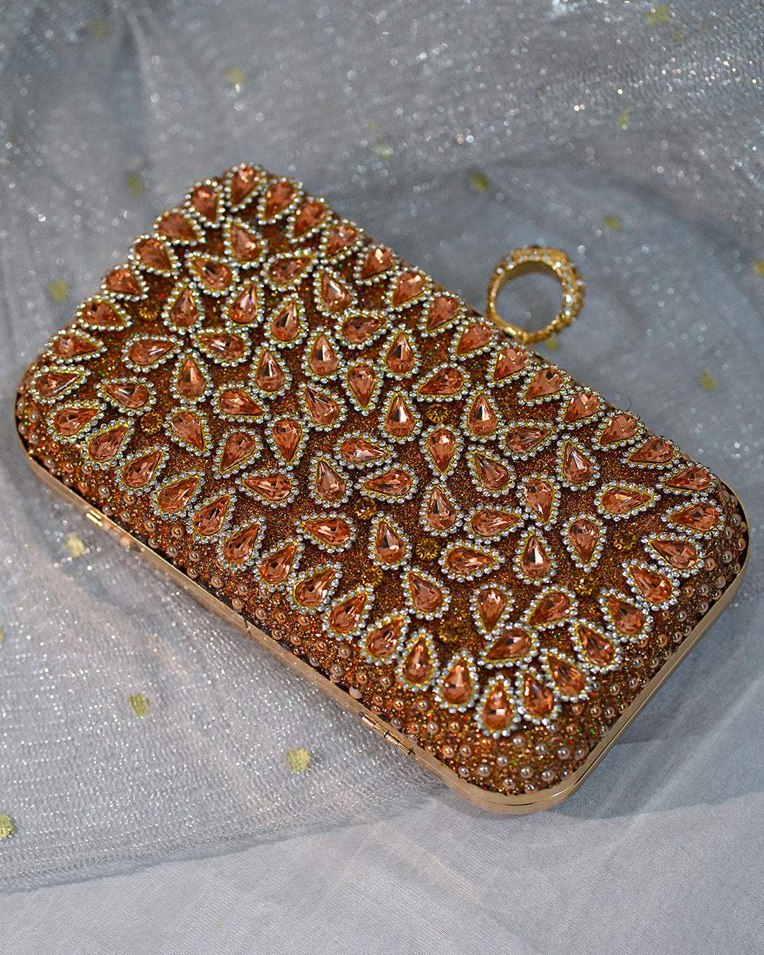 Gleamira Clutch Gold