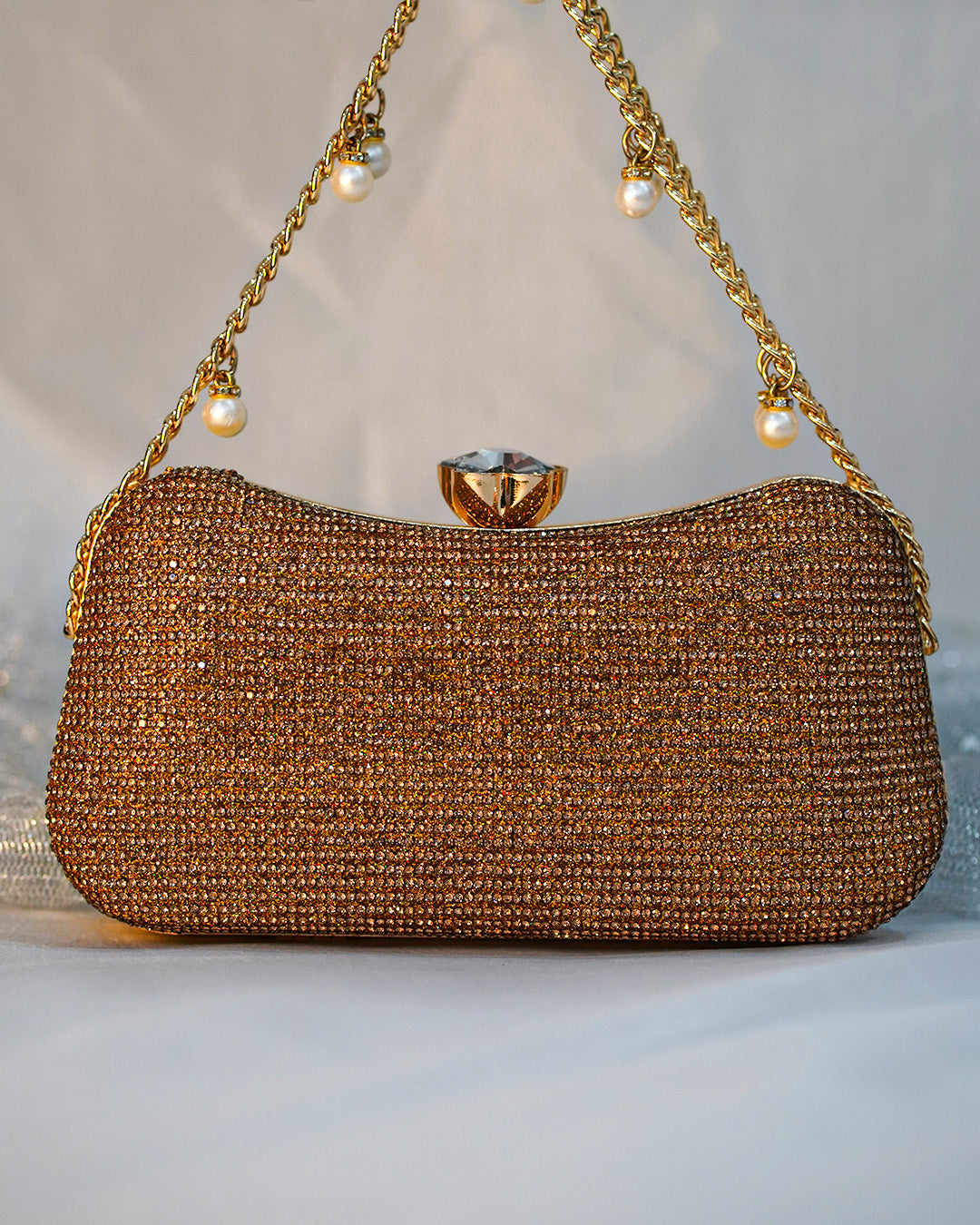 Lustre Clutch Gold