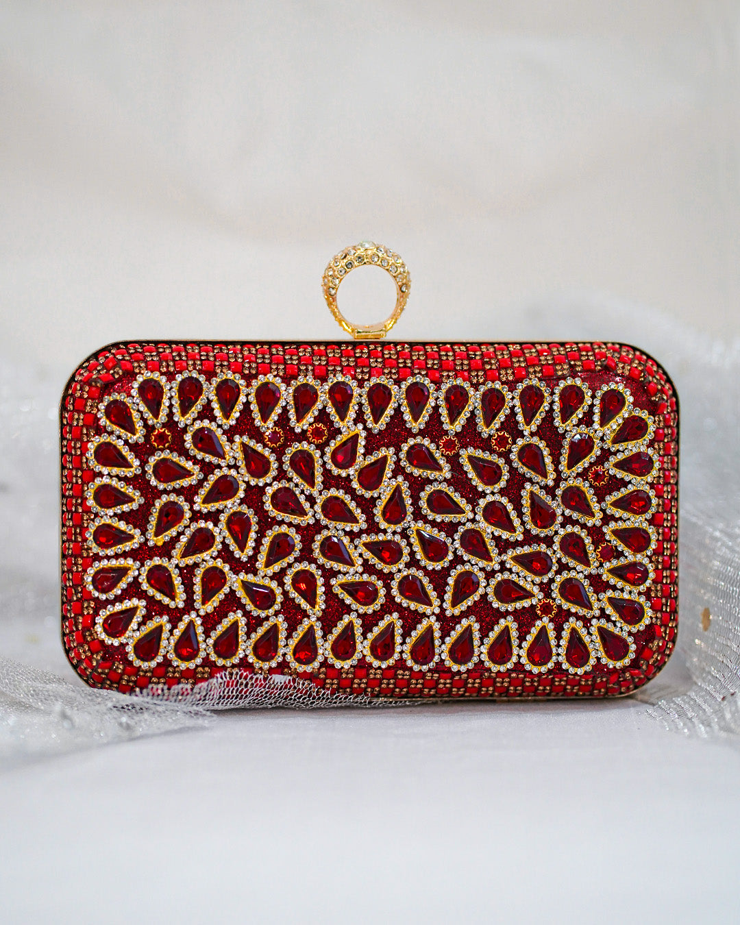 Gleamira Clutch Red