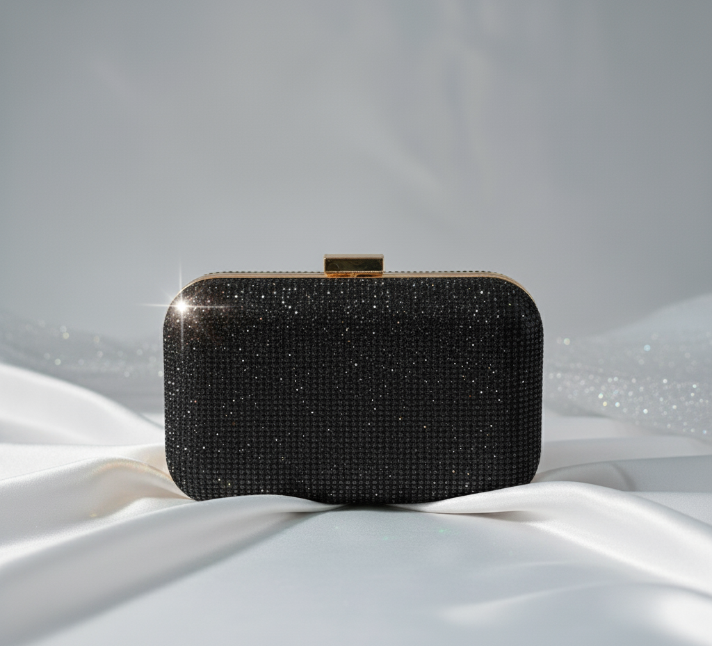 Fawn Fancy Clutch Black