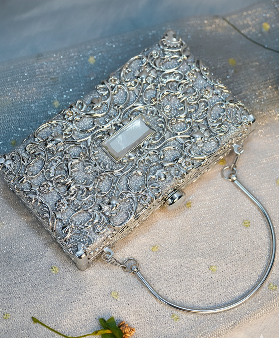 Dazzle Clutch Silver
