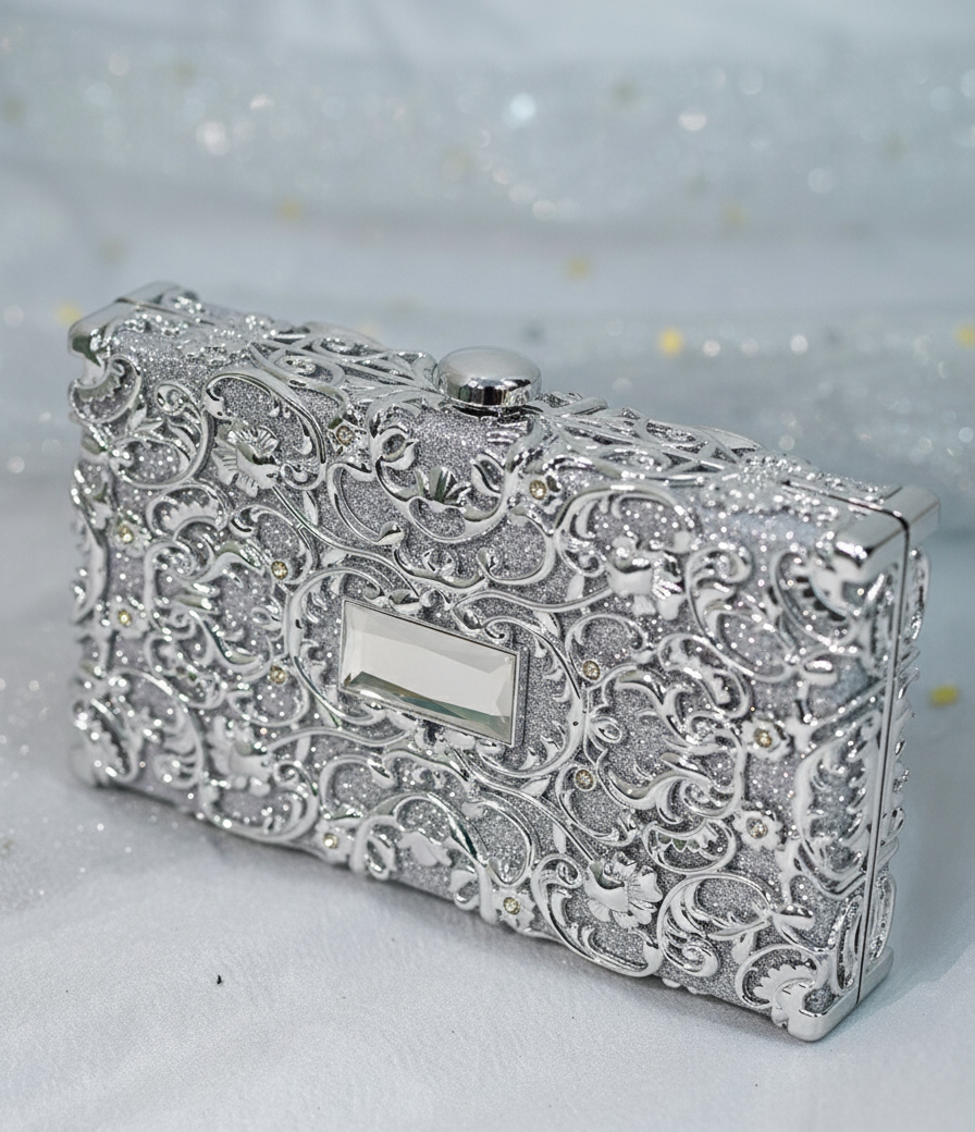 Dazzle Clutch Silver