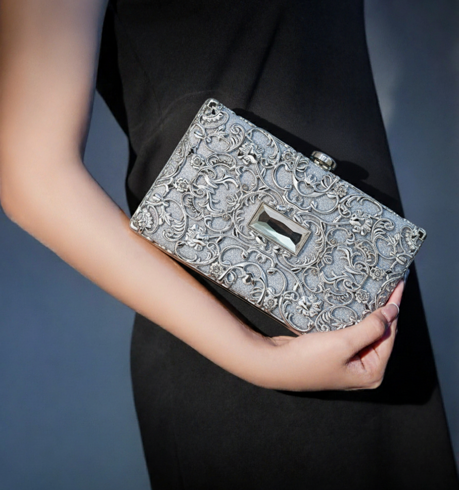 Dazzle Clutch Silver