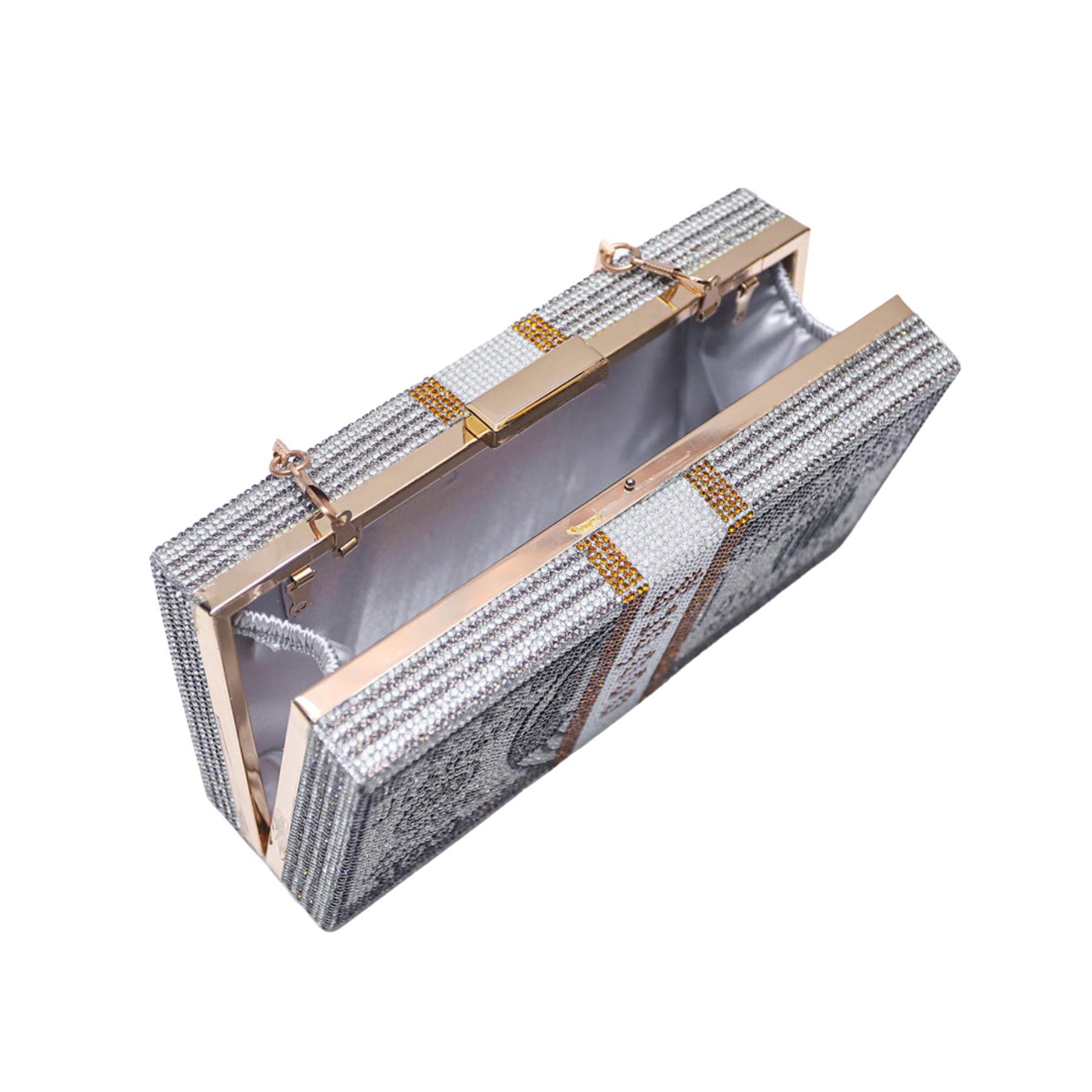 Dollar Clutch Silver