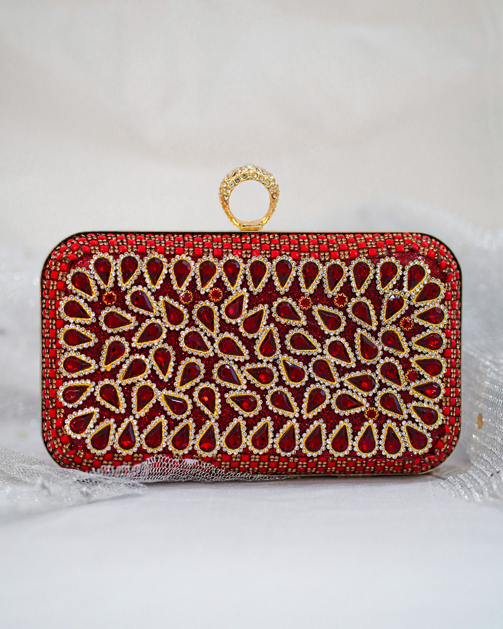 Gleamira Clutch Red